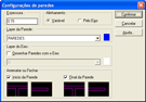 Configuração de paredes