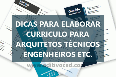 Curriculo para arquiteura e engenharia