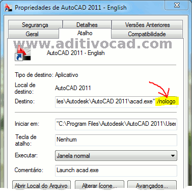 AutoCAD /nologo