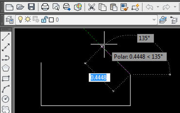 Polar tracking AutoCAD