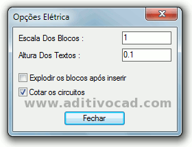 Opções Blocos