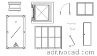 Salão de jogos em AutoCAD, Baixar CAD Grátis (2.89 MB)