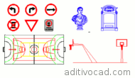 Blocos de jogos infantis em AutoCAD, Baixar CAD (1.37 MB)