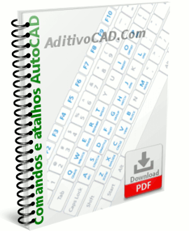 Comandos e atalhos do autocad em inglês e português