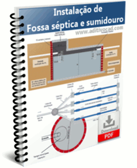 Manual PDF para dimensionamento e construção de fossa séptica, sumidouro e valas de infiltração.