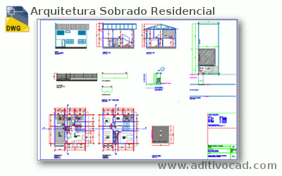 Projeto Sobrado Arquitetura Dwg