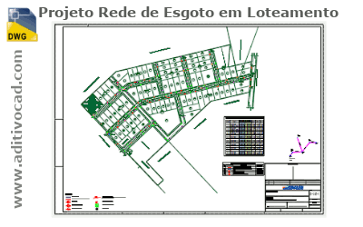 rede-esgoto-loteamento.Dwg