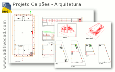 Plantas galpões