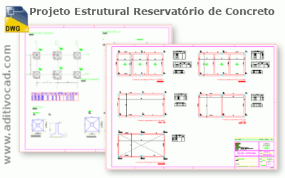 Reservatorio Estrutura Dwg