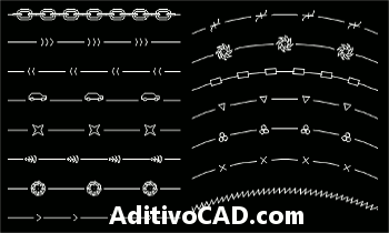 Linetypes complexas para o AutoCAD | AditivoCAD.Com