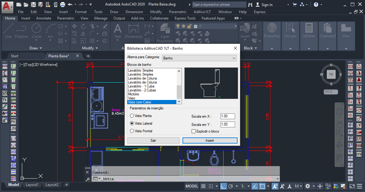 AditivoCAD 1LT Arquitetura - Aplicativo para AutoCAD | AditivoCAD.Com