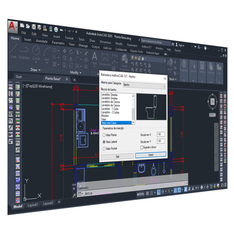 AditivoCAD 1LT Arquitetura - Aplicativo para AutoCAD | AditivoCAD.Com