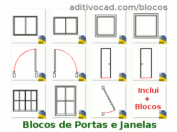 Biblioteca de desenhos arquitetônicos em DWG disponíveis para download