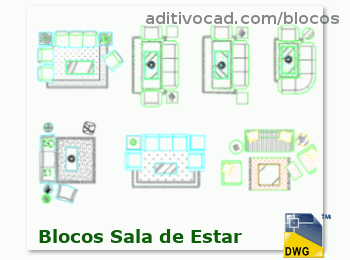 Sal�o de jogos em AutoCAD, Baixar CAD (138.99 KB)