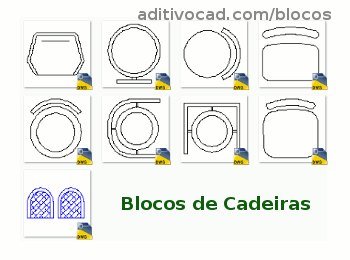 Cadeiras e poltronas para cortes de cabelos e lavatórios para salão de  beleza., - Detalhes do Bloco DWG