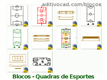 Baixar Bloco Quadras de esporte/jogos